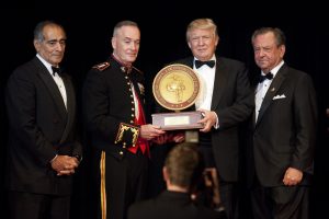 Donald Trump With Marine Corps Foundation Commandants