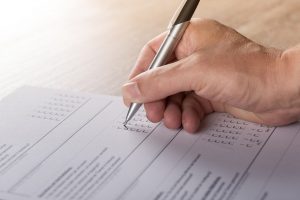Filling out questionnaires has never been easier when they are basically telling you what to answer.