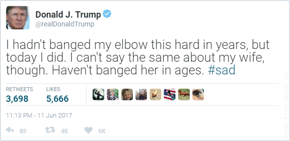 sad trump tweets